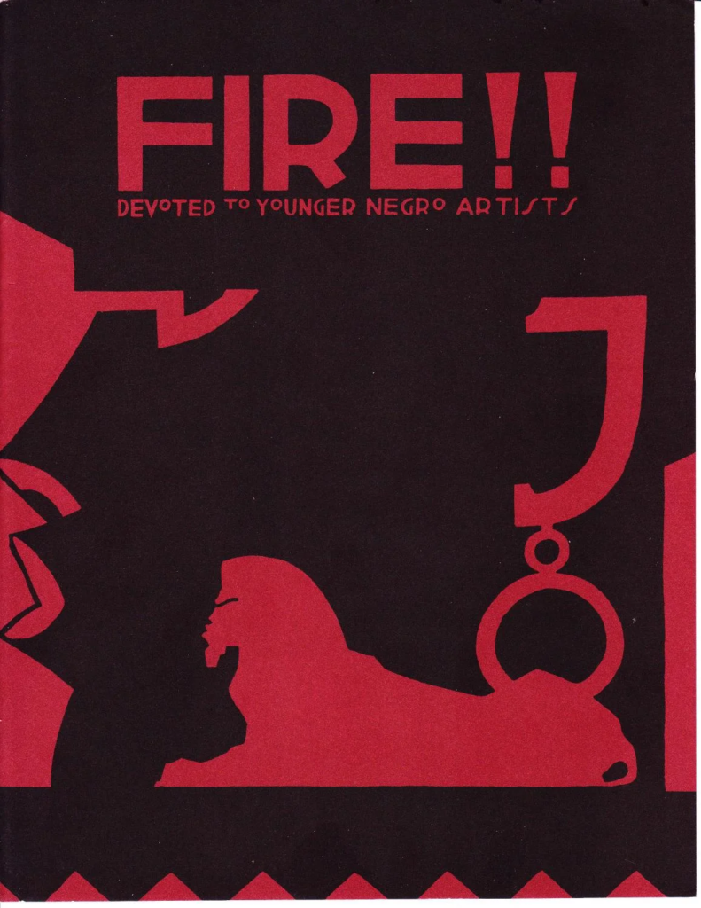 Fire!! Devoted to younger Negro artists 1926.