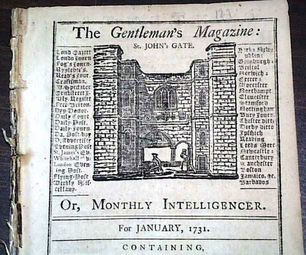 Photo of The Gentleman's Magazine, January, 1731