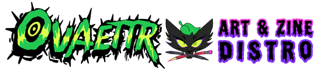 Ovaettr Art & Zine Distro logo banner