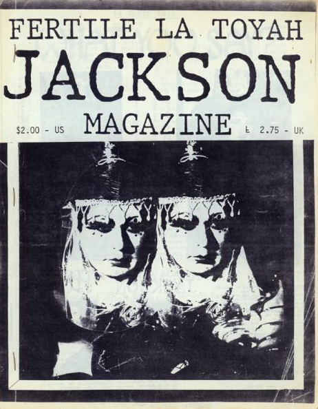 Fertile La Toyah Jackson Magazine featuring a duplicated pair of women on the front.