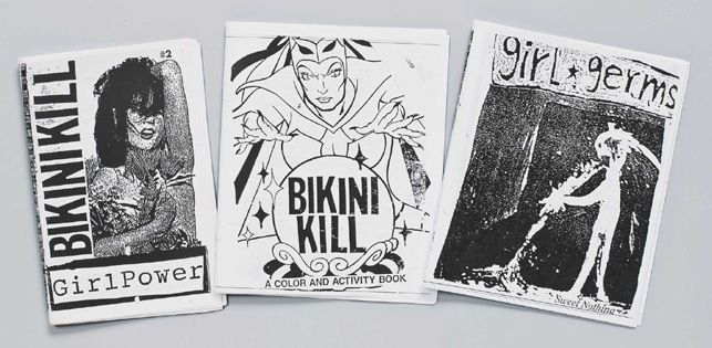 Bikini Kill zine issues, various