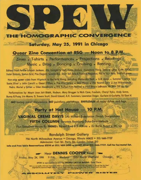 SPEW itinerary