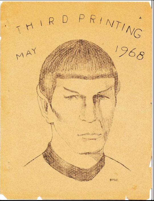 Third Printing of Spockanalia issue 1, May 1968